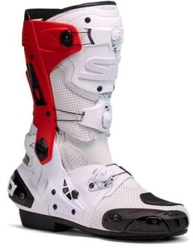 Sidi Rex Air Motosiklet Bot Beyaz/Kırmızı