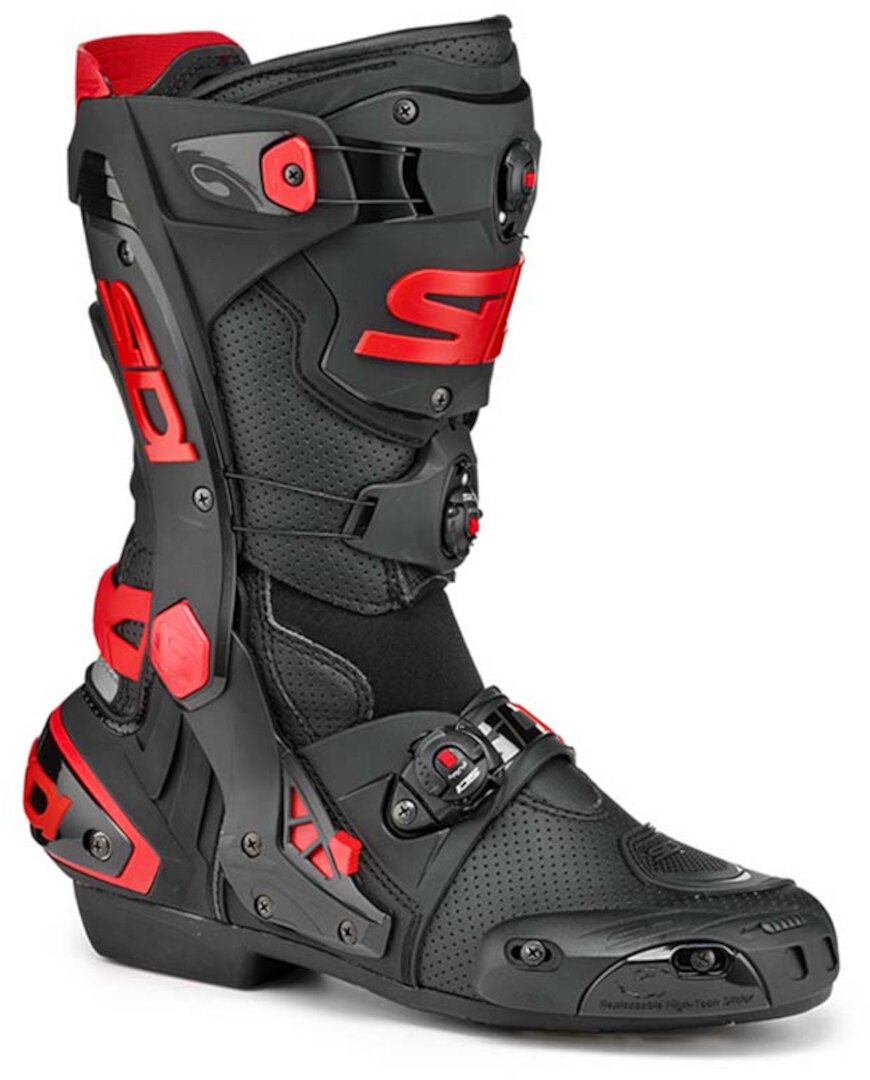 Sidi Rex Air Motosiklet Bot Siyah/Kırmızı