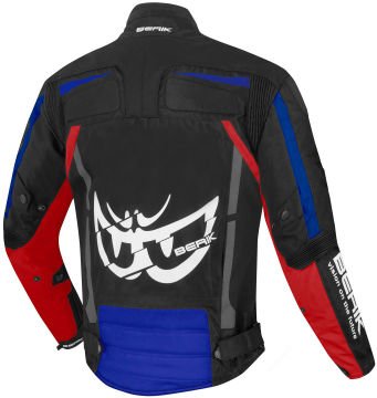 Berik Radic Evo Waterproof Motosiklet Mont Siyah/Kırmızı/Mavi