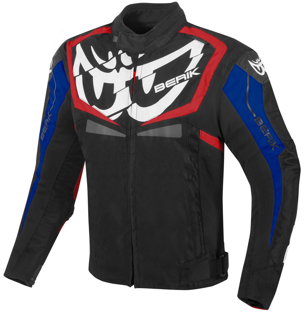 Berik Radic Evo Waterproof Motosiklet Mont Siyah/Kırmızı/Mavi