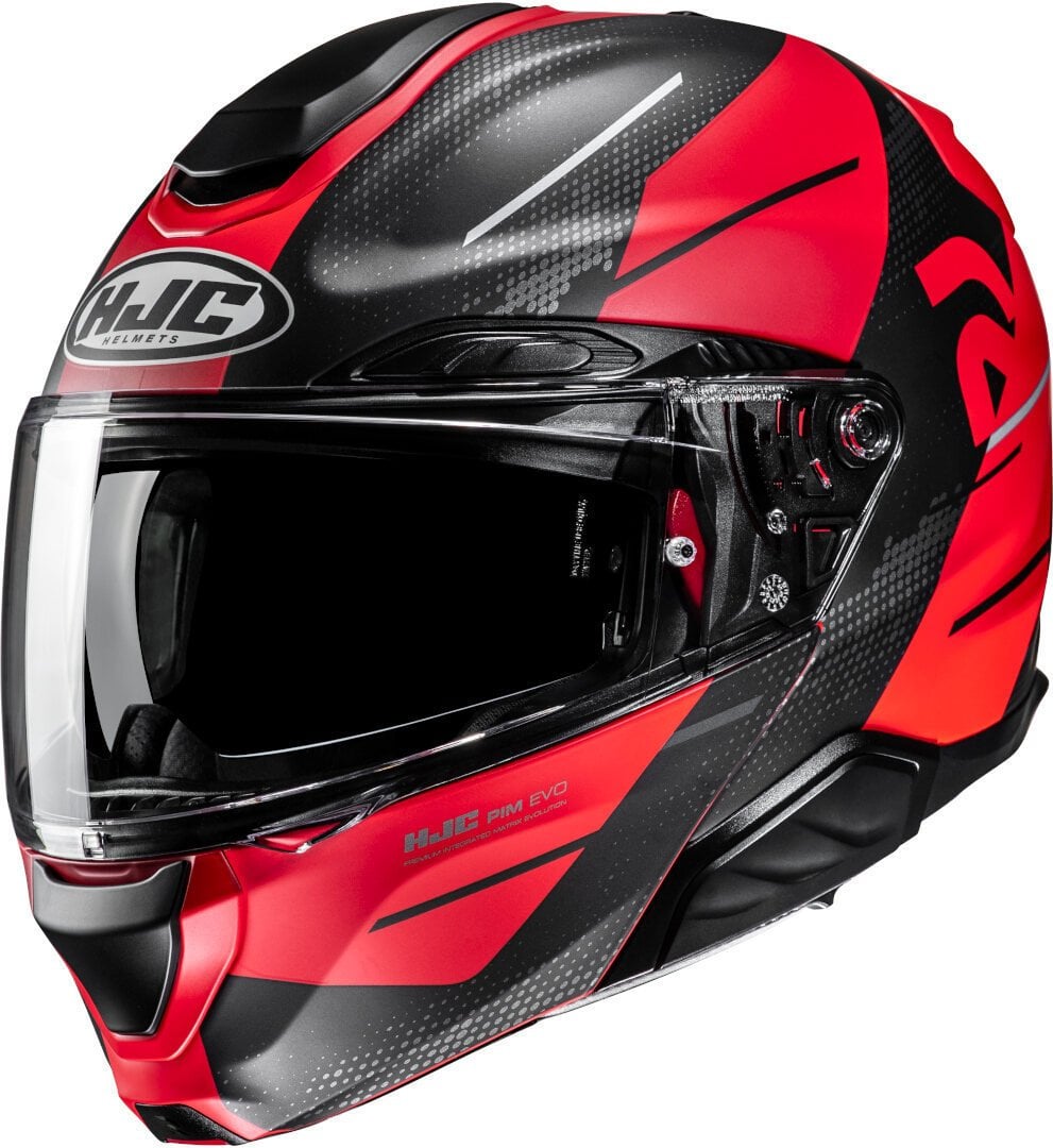 HJC RPHA 91 Blat Çene Açılır Kask Siyah-Kırmızı