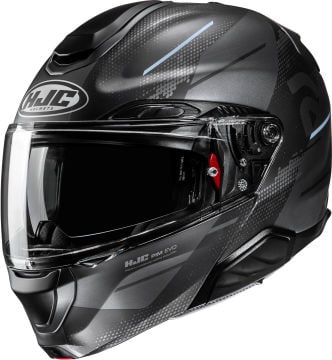 HJC RPHA 91 Blat Çene Açılır Kask Siyah-Gri