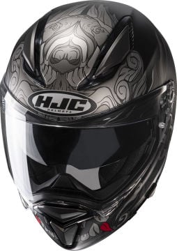 HJC F70 Kapalı Kask Spector Siyah-Gri