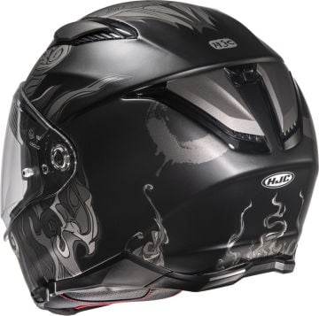 HJC F70 Kapalı Kask Spector Siyah-Gri