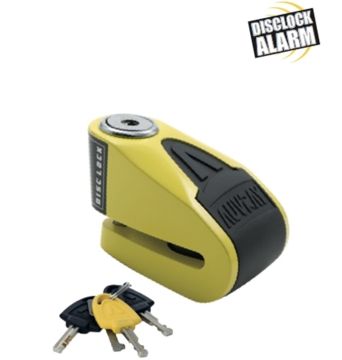 AUVRAY B-LOCK 06 Alarmlı Disk Kilidi Sarı