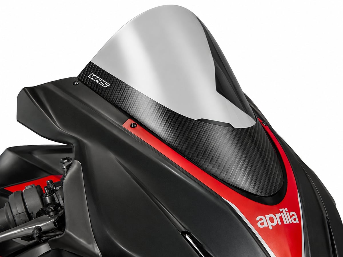 WRS CarbonSkin Ön Cam Kaplaması Carbon Twill Parlak Aprilia RSV4 2021-2025