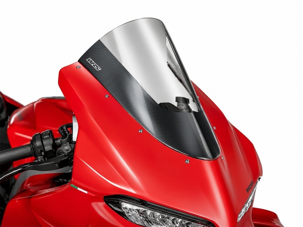 WRS CarbonSkin Ön Cam Kaplaması Carbon Plain Parlak Ducati Panigale V4 / S / R 2025-2026