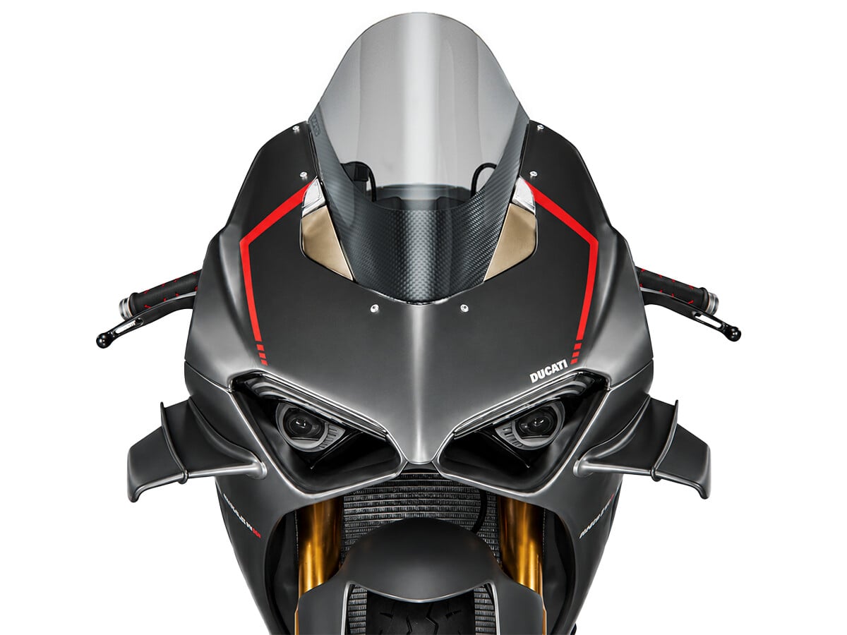 WRS CarbonSkin Ön Cam Kaplaması Carbon Plain Mat Ducati Panigale V4 / S / R 2020-2024
