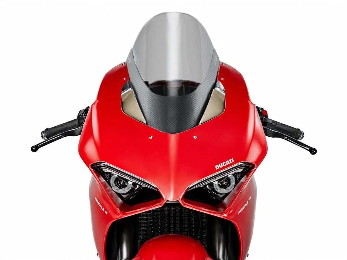 WRS CarbonSkin Ön Cam Kaplaması Carbon Plain Mat Ducati Panigale V2 2020-2024 / Panigale V4 / S 2018-2019