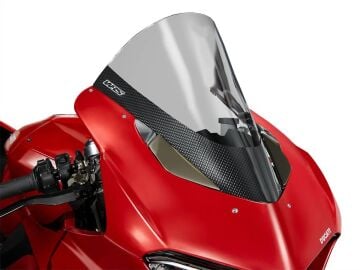WRS CarbonSkin Ön Cam Kaplaması Carbon Plain Mat Ducati Panigale V2 2020-2024 / Panigale V4 / S 2018-2019