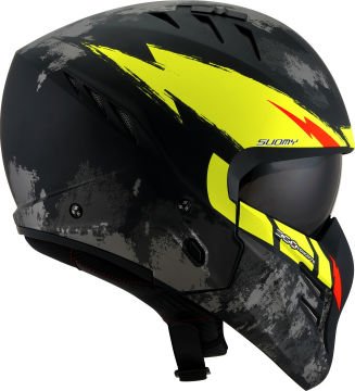 Suomy Armor Hi Volt Kask Siyah/Sarı