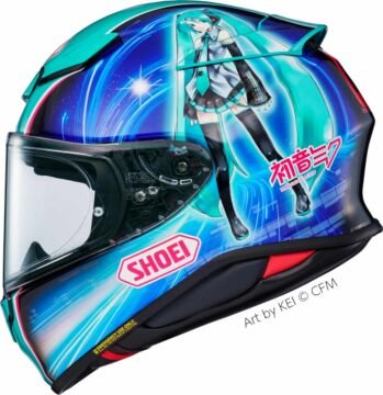 Shoei NXR 2 Hatsune Miku Kapalı Kask
