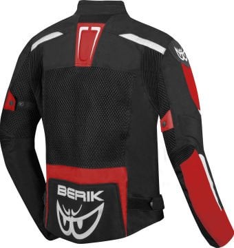 Berik X-Speed Air Motosiklet Mont Siyah/Beyaz/Kırmızı