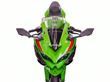 WRS Yüksek Yarış Tipi Ön Cam Şeffaf +40Mm Kawasaki Zx-4R / RR 2023-2026