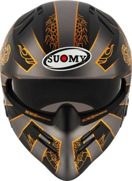 Suomy Armor Dragon Kask Koyu Mat Gri