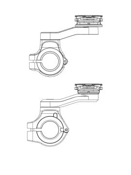 Quad Lock Pro Motosiklet Telefon Tutucu Gidona Bağlantı
