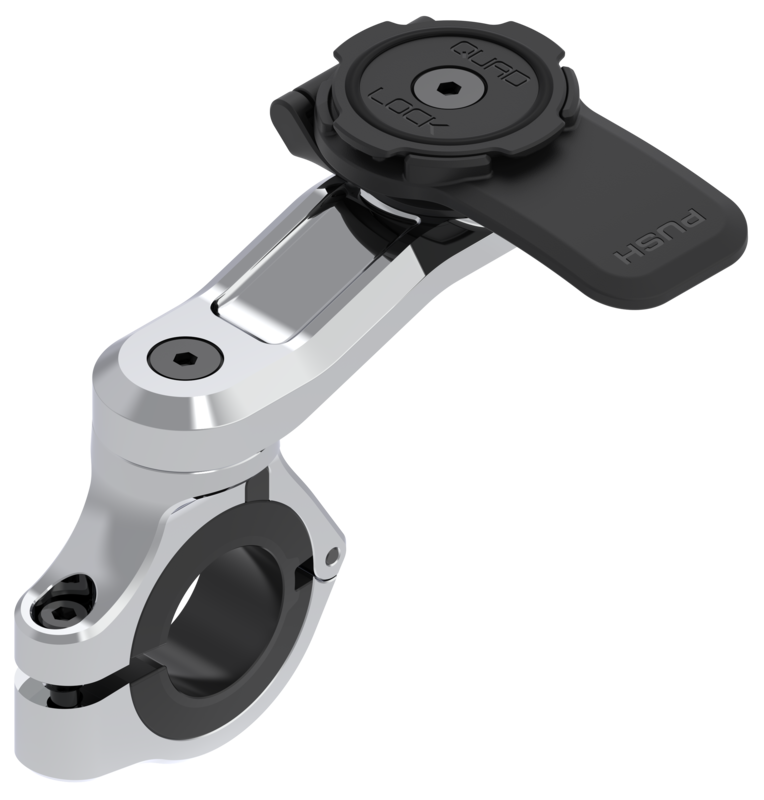 Quad Lock Pro Motosiklet Telefon Tutucu Krom Gidon Bağlantı