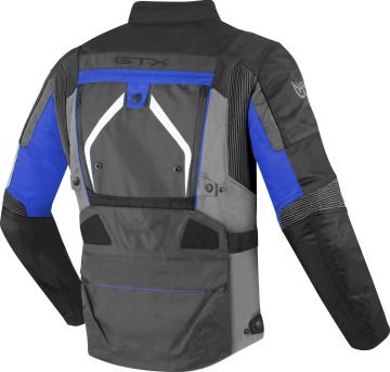 Berik Safari Waterproof 3in1 Motosiklet Mont Siyah/Mavi