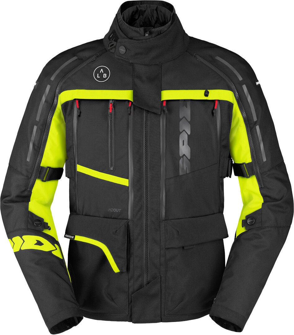 Spidi 4 Season V3 H2Out Tekstil Mont Siyah-Sarı